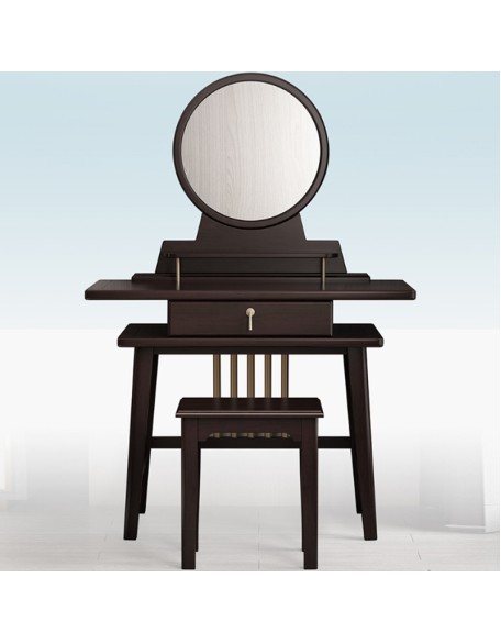 New Chinese style solid wood dressing table multifunctional bedroom makeup table storage cabinet