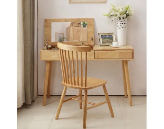 Simple household Scandinavian solid wood small household dresser makeup table