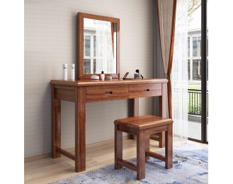 Solid Wood Dresser Bedroom Storage Cabinet One Piece Makeup Cabinet