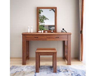 Solid Wood Dresser Bedroom Storage Cabinet One Piece Makeup Cabinet