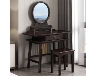 New Chinese style solid wood dressing table multifunctional bedroom makeup table storage cabinet